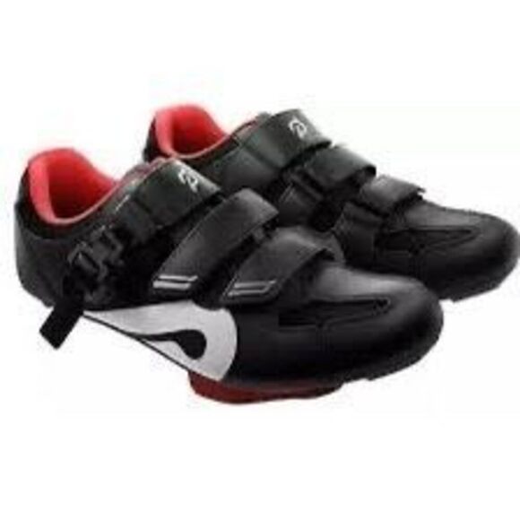 Peloton Men's Size 9.5 Cycling Shoes Black Classic Clip In For Exercise Bike - Picture 1 of 12